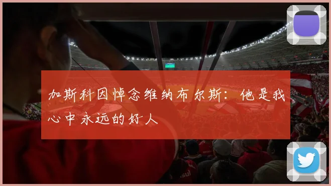 加斯科因悼念维纳布尔斯：他是我心中永远的好人