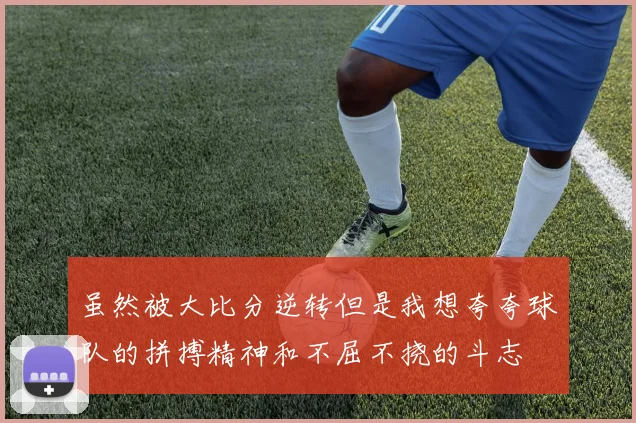 虽然被大比分逆转但是我想夸夸球队的拼搏精神和不屈不挠的斗志